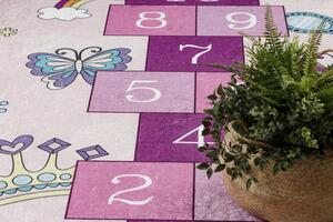 Dětský kusový koberec Bambino 2285 Hopscotch pink 120x170 cm