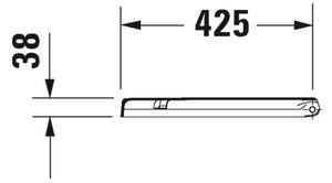 Duravit Starck 3 - WC sedátko, bílá 0063810000
