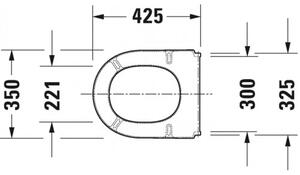 Duravit Starck 3 - WC sedátko, bílá 0063810000