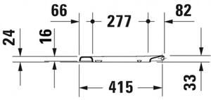 Duravit Starck 3 - WC sedátko, bílá 0063810000
