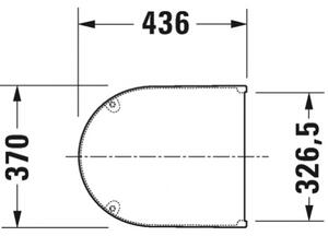 Duravit Starck 3 - WC sedátko, bílá 0063810000