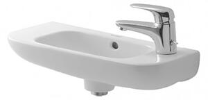 Duravit D-Code - Umyvátko 500x220 mm, otvor pro baterii vpravo, bílá 07065000082