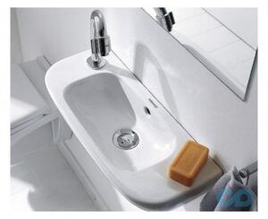 Duravit D-Code - Umyvátko 500x220 mm, otvor pro baterii vpravo, bílá 07065000082