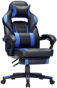 SONGMICS Herní židle Bert černo-modrá