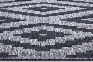 Kusový koberec Twin-Wendeteppiche 105461 Night Silver – na ven i na doma 80x250 cm