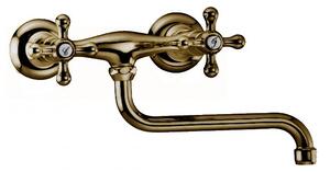 Faris Liberty - Dřezová baterie nástěnná, bronz 030.18