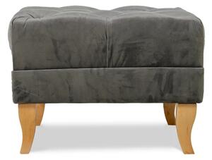 Taburet Leon, šedá (buk)