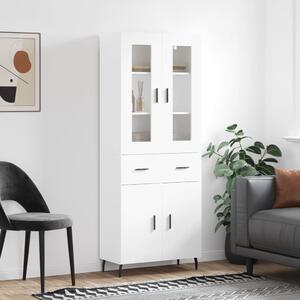Skříň highboard bílá 69,5 x 34 x 180 cm kompozitní dřevo 3198545