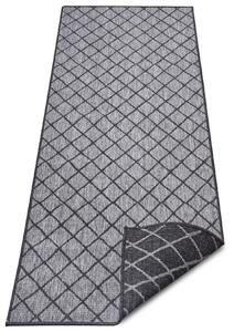 Kusový koberec Twin-Wendeteppiche 105456 Night Silver – na ven i na doma 80x250 cm