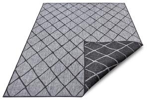 Kusový koberec Twin-Wendeteppiche 105456 Night Silver – na ven i na doma 80x250 cm