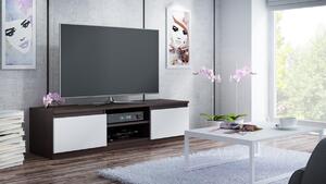 TP Living TV stolek KARO RTV LCD 140 mix tmavě hnědý