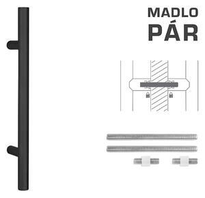 MP FT - MADLO kód K00 Ø 30 mm UN (BS - Černá matná) - pár, Délka 300 mm210 mmØ 30 mm Délka 300 mm210 mmØ 30 mm, MP BS (černá mat)
