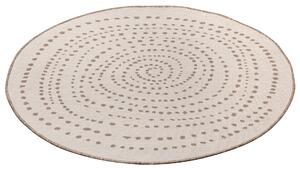 Kusový koberec Twin-Wendeteppiche 105414 Linen kruh – na ven i na doma Kruh Ø 140 cm