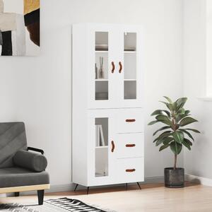 Skříň highboard bílá 69,5 x 34 x 180 cm kompozitní dřevo 3198569