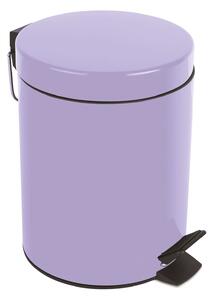 Spirella pedálový odpadkový koš SYDNEY, levandulová ocel, 5 L