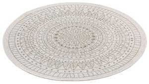Kusový koberec Twin-Wendeteppiche 105475 Linen kruh – na ven i na doma Kruh Ø 140 cm