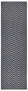 Kusový koberec Twin Supreme 105472 Palma Night Silver – na ven i na doma 80x250 cm