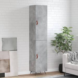 Skříň highboard betonově šedá 34,5x34x180 cm kompozitní dřevo 3198765
