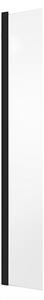 Besco Panel ke sprchovému koutu Walk-In ECO-N FLEX BLACK 30x195 cm - bez vaničky