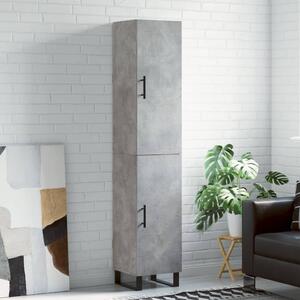 Skříň highboard betonově šedá 34,5x34x180 cm kompozitní dřevo 3198813