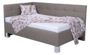 Čalouněná postel s úložným prostorem bez matrace MARIA PETITE 120x200 cm taupe