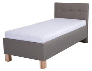 Čalouněná postel s úložným prostorem bez matrace MARIA ONE 90x200 cm taupe