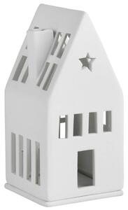 Räder Porcelánový svícen domek s hvězdou 13 cm