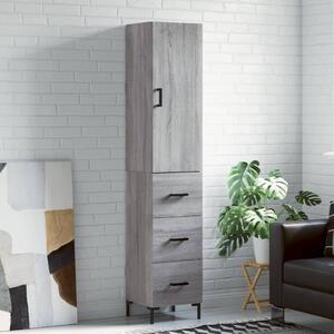 Skříň highboard šedá sonoma 34,5 x 34 x 180 cm kompozitní dřevo 3198855