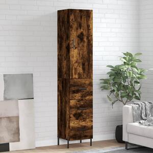 Skříň highboard kouřový dub 34,5 x 34 x 180 cm kompozitní dřevo 3198862