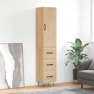 Skříň highboard dub sonoma 34,5 x 34 x 180 cm kompozitní dřevo 3198884