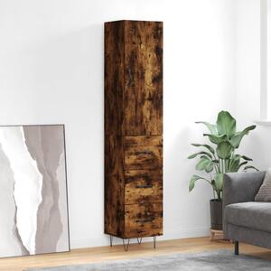 Skříň highboard kouřový dub 34,5 x 34 x 180 cm kompozitní dřevo 3198886