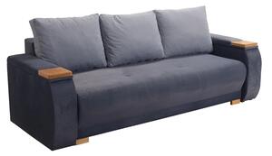 Pohovka Nike, tm. šedá (AN 6550/pol. 6548/natura)