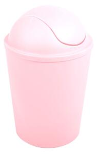 MSV výklopný koš AKO, pastelově růžový, plast, 5,5 L