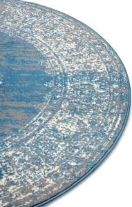 Kusový koberec Gloria 105516 Sky Blue kruh Kruh Ø 160 cm