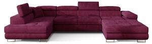 Eltap Sedací souprava Rodrigo Materiál a barva potahu: Mat Velvet 68 - červená, Orientace: levá