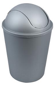 MSV výklopný koš AKO, stříbrný, plast, 5,5 L