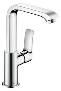 Hansgrohe Metris Páková umyvadlová baterie 230 s odtokovou soupravou Push-Open, chrom 31187000