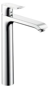 Hansgrohe Metris Páková umyvadlová baterie 260 pro umyvadlové mísy, s odtokovou soupravou s táhlem, chrom 31082000