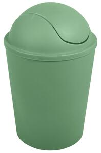 MSV výklopný koš AKO, bazalkově zelený plast, 5,5 L