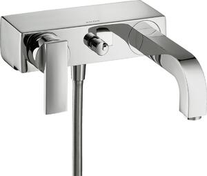 AXOR Citterio Páková vanová baterie s instalací na stěnu, s páčkovou rukojetí, chrom 39400000