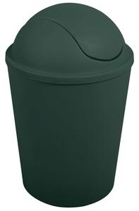 MSV výklopný koš AKO, tmavě zelený plast, 5,5 L