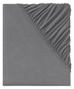 Livarno home Žerzejové napínací prostěradlo, 140-160 x 200 cm (šedá) (100383785002)
