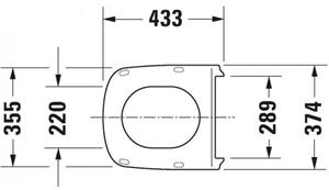 Duravit DuraStyle - WC sedátko se sklápěcí automatikou, bílá 0063790000