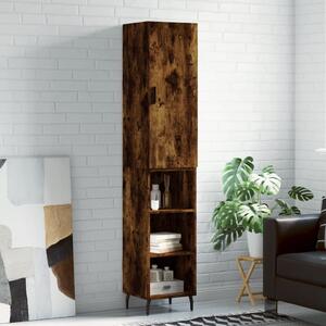 Skříň highboard kouřový dub 34,5 x 34 x 180 cm kompozitní dřevo 3198998