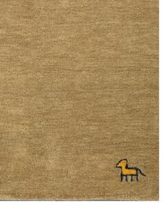 Ručně všívaný kusový koberec Asra wool taupe 160x230 cm