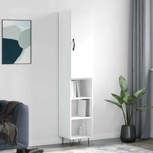 Skříň highboard bílá 34,5 x 34 x 180 cm kompozitní dřevo 3199009