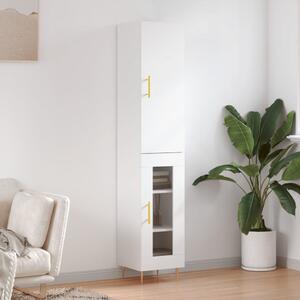 Skříň highboard bílá 34,5 x 34 x 180 cm kompozitní dřevo 3199033