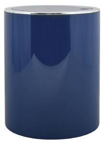 MSV výklopný odpadkový koš KAMAKA, tmavě modrý,plast, 6 L