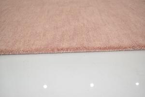 Ručně všívaný kusový koberec Asra wool pink 160x230 cm
