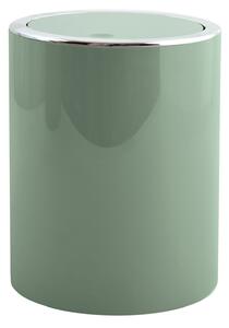 MSV výklopný odpadkový koš KAMAKA, světle zelený plast, 6 L